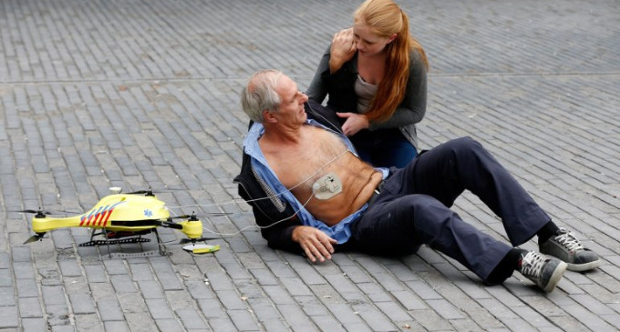 El drone ambulancia que salva vidas