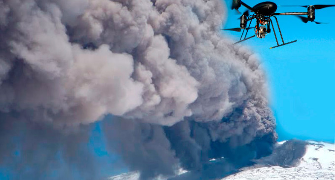 El volcán Copahue puede vigilarse con ecodrones