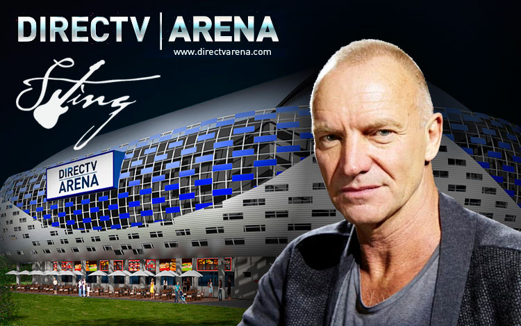 Sting inaugurará el flamante estadio DIRECTV Arena, con un show en Argentina