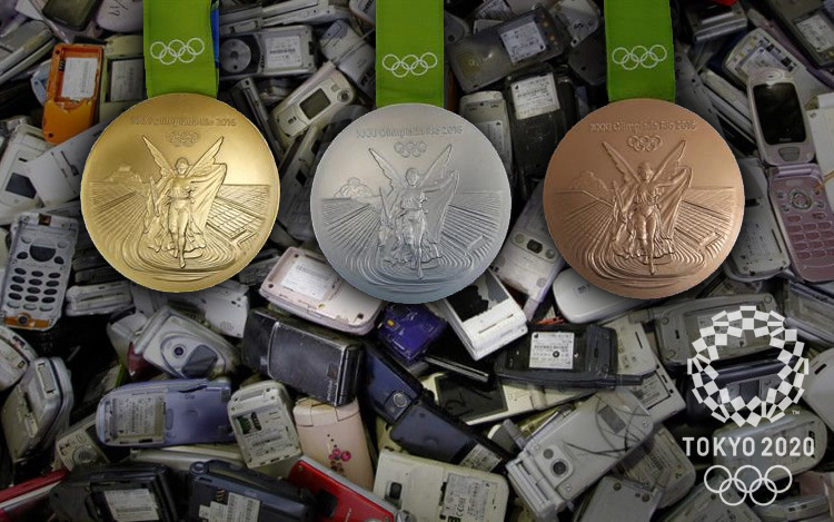 Japón confeccionará las medallas olímpicas reciclando basura electrónica