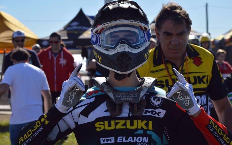 El piloto del Team Suzuki - Elaion Moto se aseguró el primer lugar en la categoría MX2