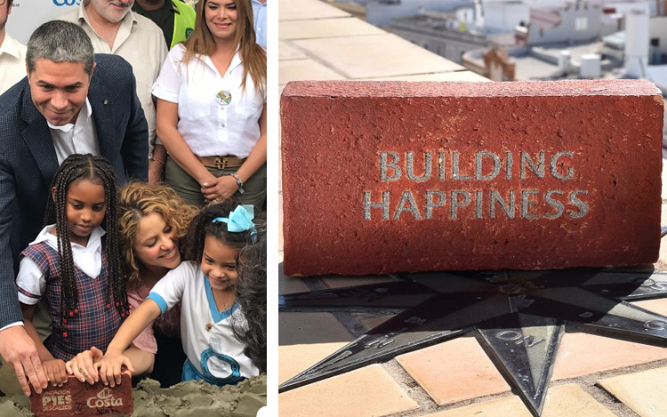 Shakira y Costa Cruceros se unen para llevar a cabo un proyecto de la Fundación Pies Descalzos.