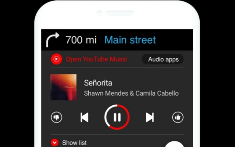 Waze integra a YouTube Music como nuevo reproductor de audio mientras conducís