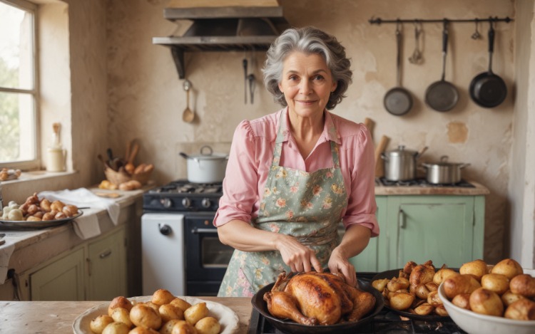 El secreto del pollo al horno con papas de la abuela: una receta que evoca nostalgia.
